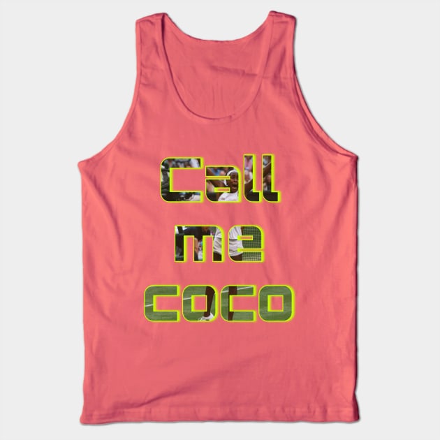 Call me coco Tank Top by AKRAM DESIGNEZZ